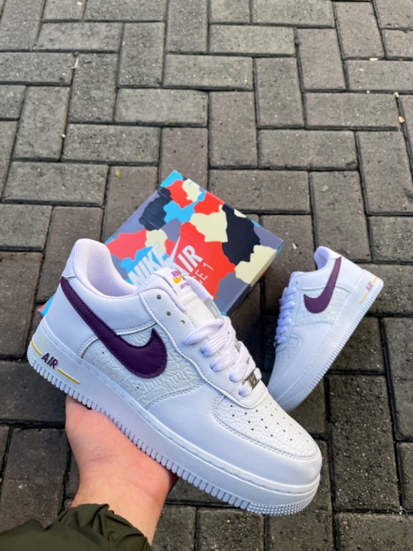 Nike Airforce Beyaz-Mor